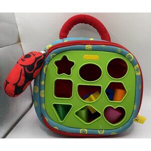 Melissa & Doug K's Kids Take-Along Shape Sorter With 2-Sided Activity READ!